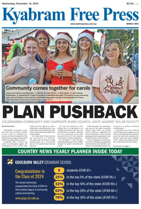 Cover of Kyabram Free Press