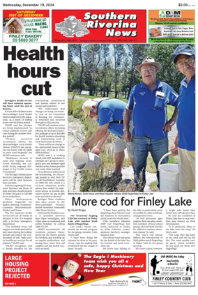 Cover of Southern Riverina news