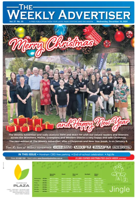 Cover of The Weekly Advertiser Horsham