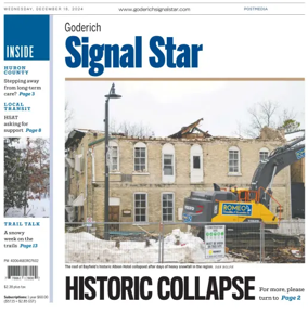 Cover of The Goderich Signal-Star