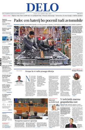 Cover of Delo (Slovenia)