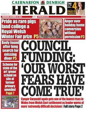 Cover of Caernarfon Herald