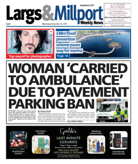 Cover of Largs & Millport Weekly News