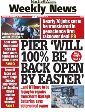 Cover of North Wales Weekly News