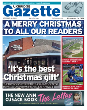 Cover of Uxbridge Gazette