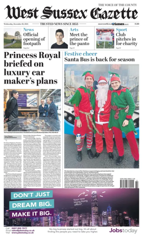 Cover of West Sussex Gazette