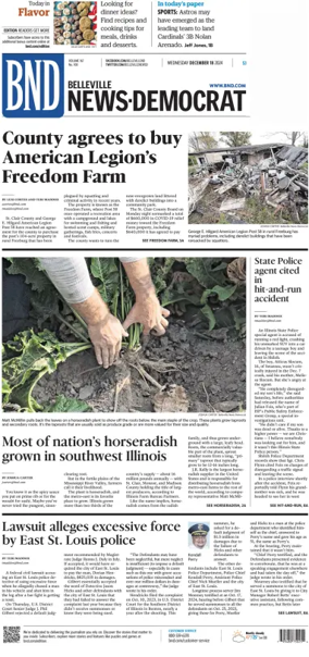 Cover of Belleville News-Democrat