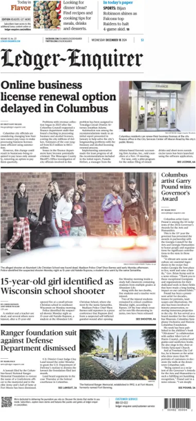 Cover of Ledger-Enquirer