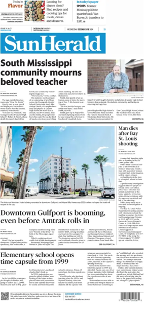 Cover of The Sun Herald