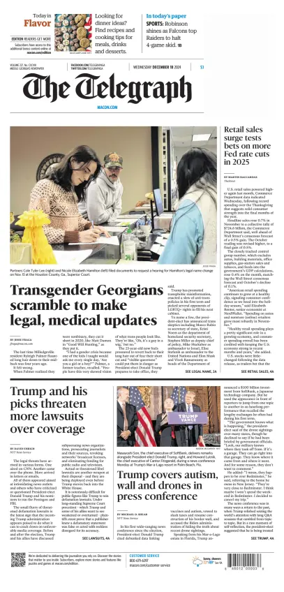 Cover of The Telegraph (Macon)