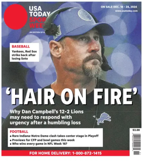 Cover of USA TODAY Sports Weekly