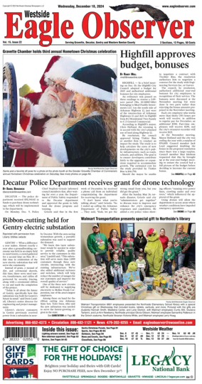 Cover of Westside Eagle-Observer