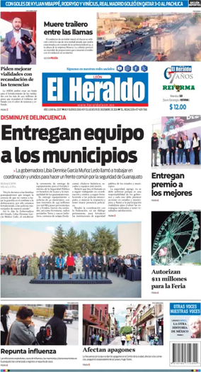 Cover of El Heraldo de Leon
