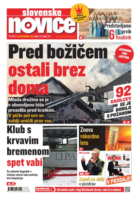 Cover of Slovenske Novice