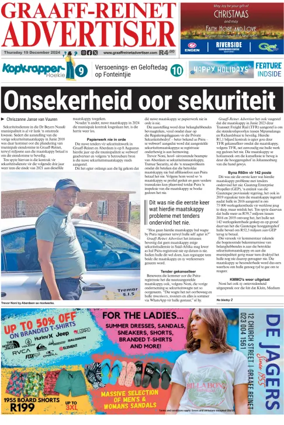 Cover of Graaff-Reinet Advertiser
