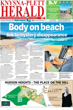 Cover of Knysna-Plett Herald
