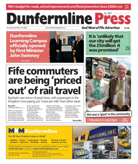 Cover of Dunfermline Press
