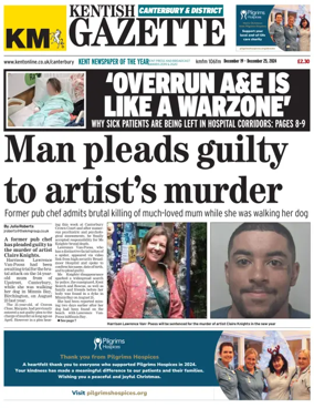 Cover of Kentish Gazette Canterbury & District