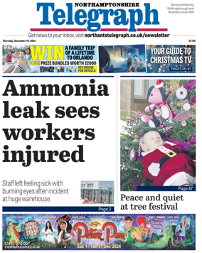 Cover of Northants Evening Telegraph
