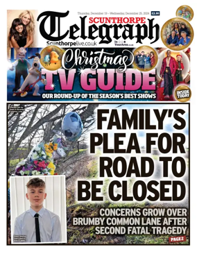 Cover of Scunthorpe Telegraph