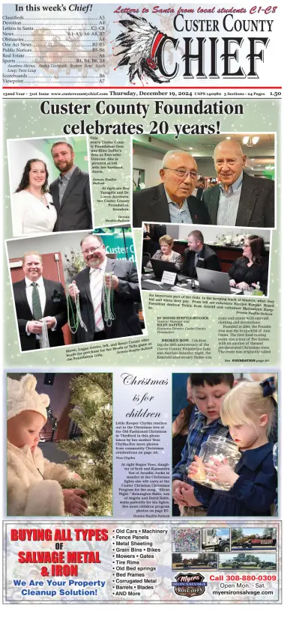 Cover of Custer County Chief