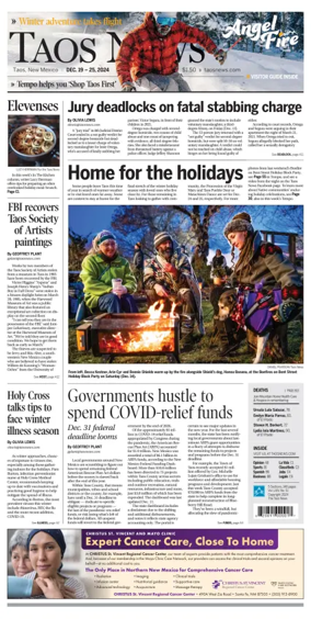 Cover of The Taos News