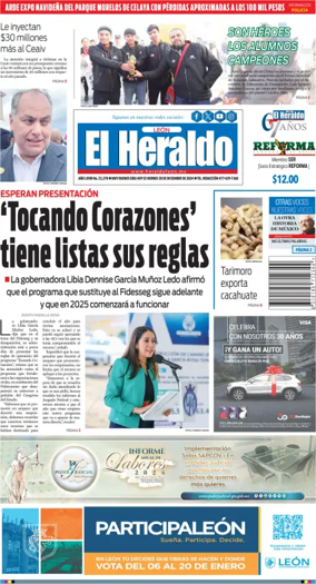 Cover of El Heraldo de Leon