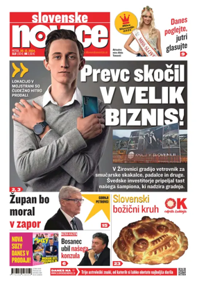 Cover of Slovenske Novice