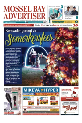 Cover of Mossel Bay Advertiser