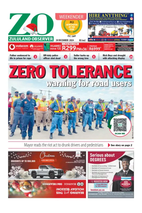 Cover of Zululand Observer - Weekender