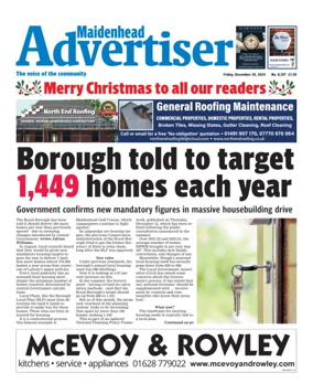 Cover of Maidenhead Advertiser