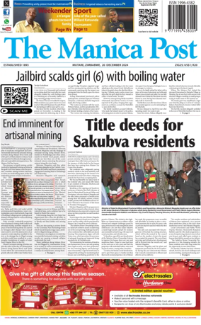 Cover of The Manica Post