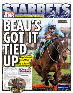Cover of Irish Daily Star - Starbets