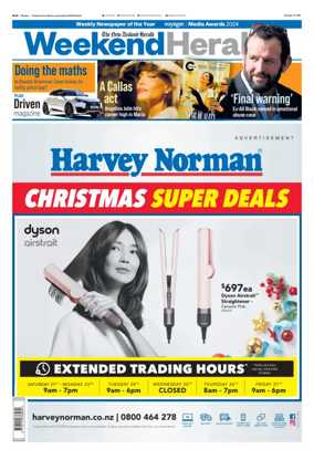 Cover of Weekend Herald