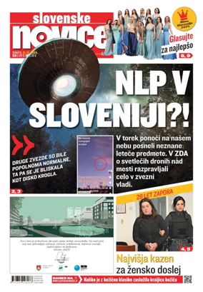 Cover of Slovenske Novice