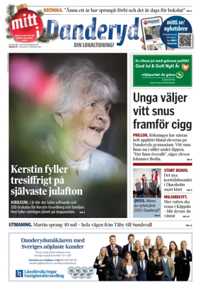 Cover of Danderyds Nyheter