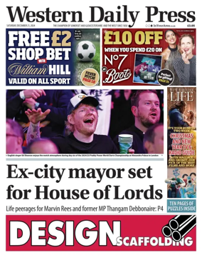 Cover of Western Daily Press (Saturday)