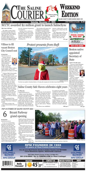 Cover of The Saline Courier Weekend