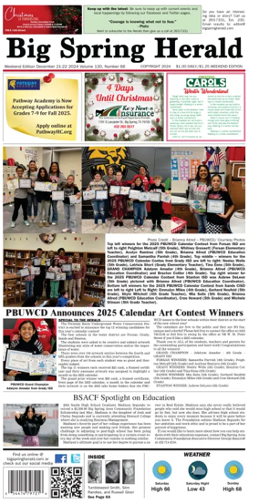 Cover of Big Spring Herald Weekend