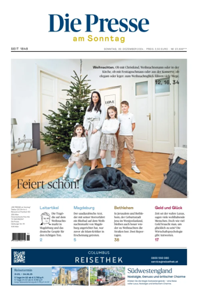 Cover of Die Presse am Sonntag