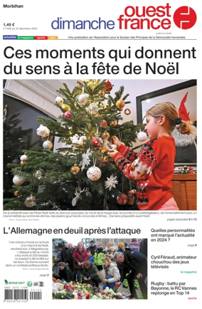 Cover of Dimanche Ouest France (Morbihan)