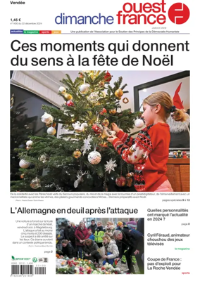 Cover of Dimanche Ouest France (Vendee)