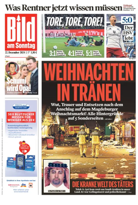 Cover of Bild am Sonntag