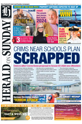Cover of Herald on Sunday