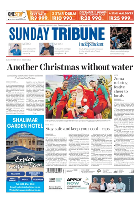 Cover of Sunday Tribune