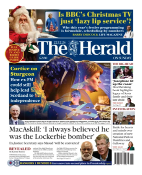 Cover of Sunday Herald