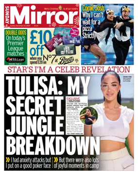 Cover of Sunday Mirror (Northern Ireland)