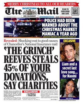 Cover of The Scottish Mail on Sunday
