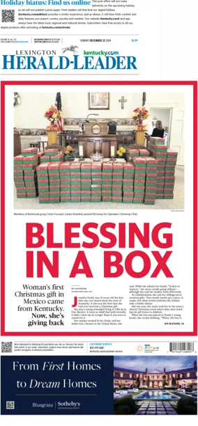 Cover of Lexington Herald-Leader (Sunday)