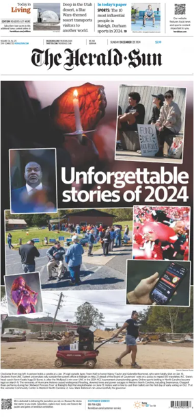 Cover of The Herald-Sun (Sunday)